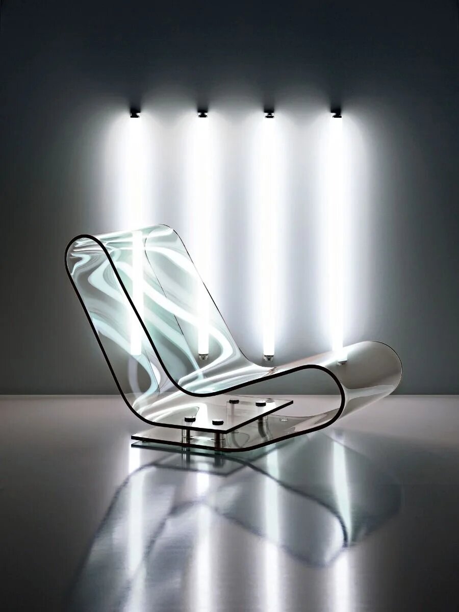 LCP Lounge Chair In Crystal by Kartell Furniture Chairs LCP Lounge Chair In Crystal by Kartell Furniture Chairs